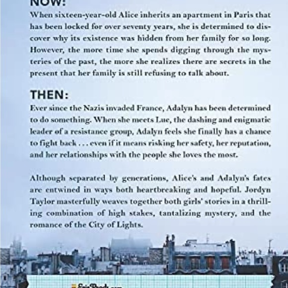 Mix and Match- 3/$12!! The Paper Girl of Paris by Jordan Taylor Soft Back Book - Picture 9 of 9